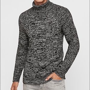 Blue Express Men’s Turtleneck Cable Knit